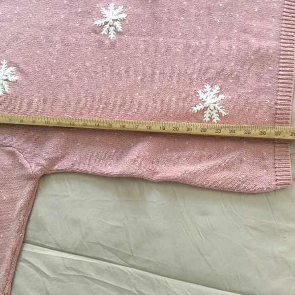 Women’s Tunic Snowflake Pullover Sweater Size Large - Picture 9 of 12